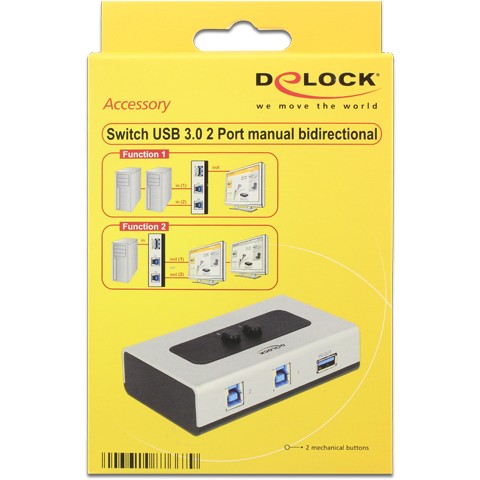 Switch DELOCK 2-Port USB 3.0 / Manual / Bidirectional - Figura 2