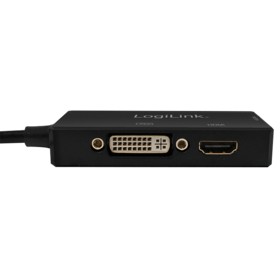 Adapter LogiLink / DisplayPort 1.2 Plug → DVI-D + HDMI-A + VGA / 4K - Zezë - Figura 3