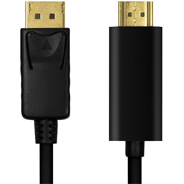 Kabllo LogiLink / DisplayPort 1.2 Plug → HDMI 1.4 Plug / 1.0m - Zezë - Figura 2