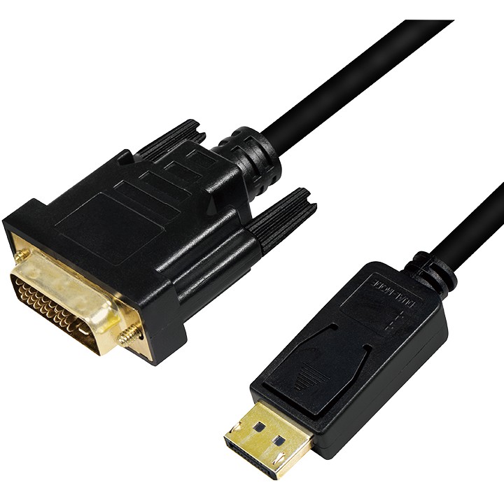 Kabllo DisplayPort - DVI / LogiLink / DP 1.2 → DVI 1.2 / 2.0m - Zezë