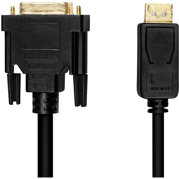 Kabllo DisplayPort - DVI / LogiLink / DP 1.2 → DVI 1.2 / 2.0m - Zezë - Figura 2