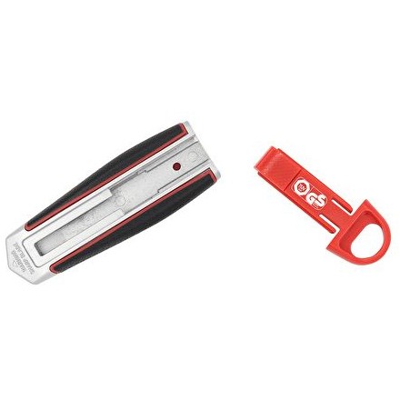 Vegla pune Safety Cutter WEDO / Long Blade 60×19mm - Zezë / Kuqe - Figura 3