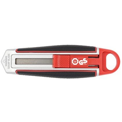 Vegla pune Safety Cutter WEDO / Long Blade 60×19mm - Zezë / Kuqe - Figura 4