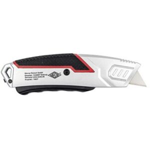 Vegla pune WEDO Safety Cutter me trup metalik - Bardhë / Zezë