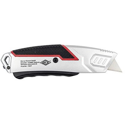 Vegla pune WEDO Safety Cutter me trup metalik - Bardhë / Zezë