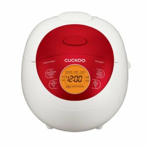 Furrë e mençur Rice Cooker Cuckoo / 0.54L / Model CR-0351F / 3D Heating System / Keep Warm Function - Bardhë / Kuq