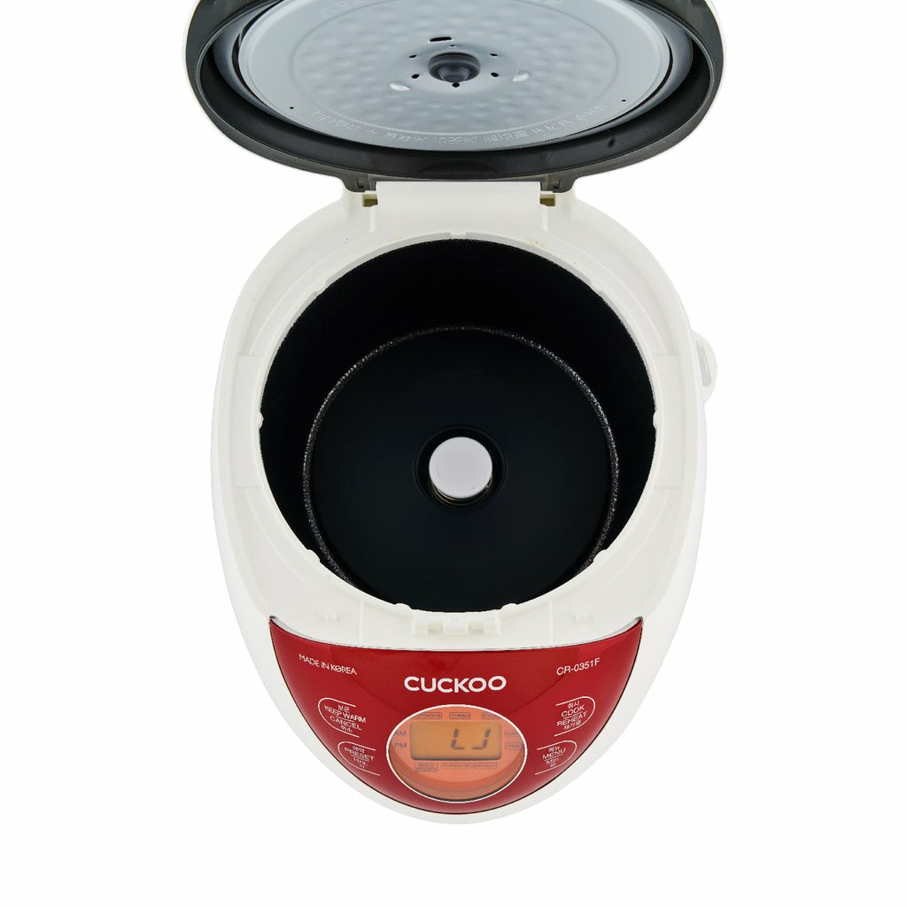 Furrë e mençur Rice Cooker Cuckoo / 0.54L / Model CR-0351F / 3D Heating System / Keep Warm Function - Bardhë / Kuq - Figura 3