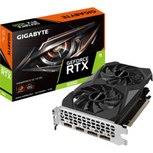 Kartelë Grafike Nvidia RTX 3050 6GB GDDR6 Gigabyte WINDFORCE OC V2
