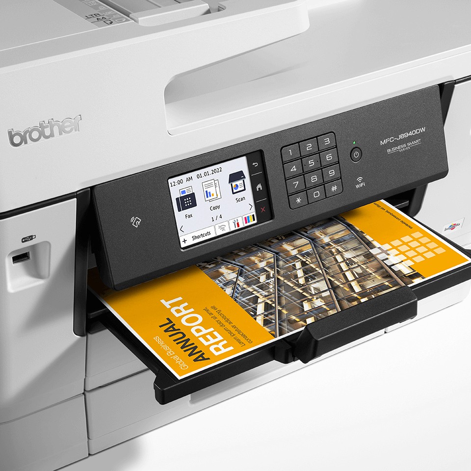 Printer Multifunksional Brother MFC-J6940DW A3 Color Inkjet - Bardhë - Figura 2