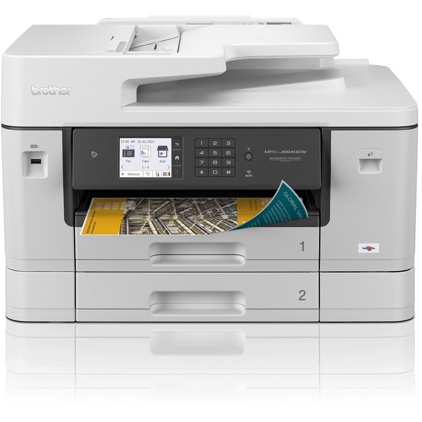 Printer Multifunksional Brother MFC-J6940DW A3 Color Inkjet - Bardhë - Figura 5