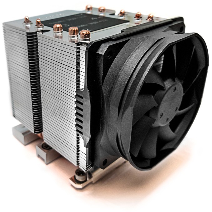 Ftohës për Procesor K Cooler Inter-Tech B-14 Air cooler. 8 cm. 1000 RPM. 4000 RPM. Aluminium. Black