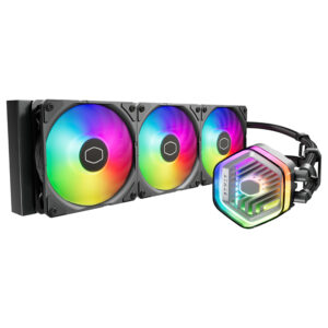 Ftohës për Procesor Cooler Master MasterLiquid 360 Atmos ARGB – Liquid Cooling / 360mm Radiator
