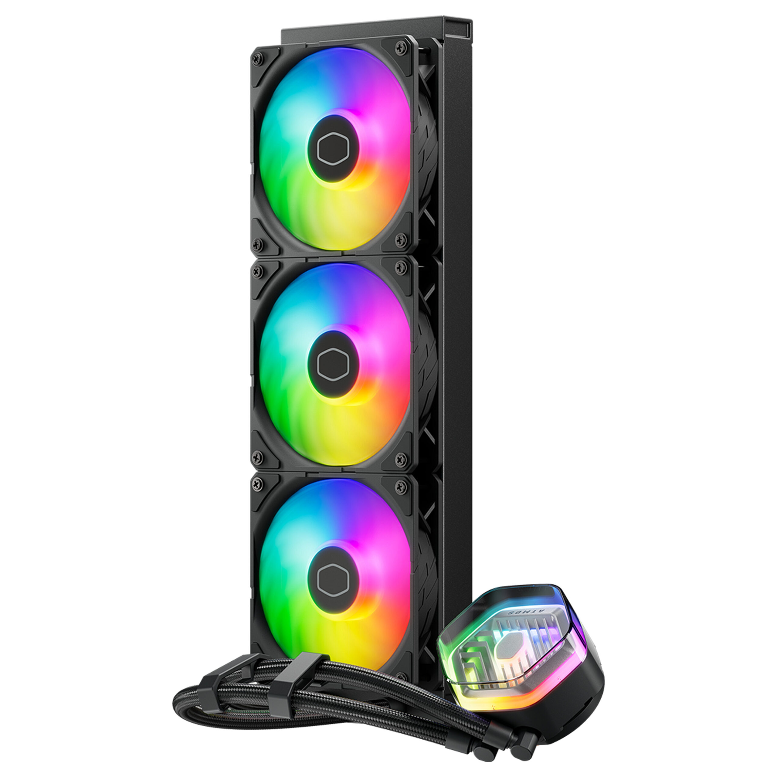 Ftohës për Procesor Cooler Master MasterLiquid 360 Atmos ARGB – Liquid Cooling / 360mm Radiator - Figura 2