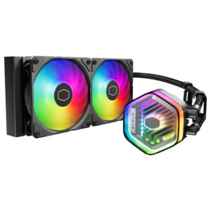 Ftohës për Procesor Cooler Master MasterLiquid ATMOS 240 ARGB – Liquid Cooling / 240mm Radiator