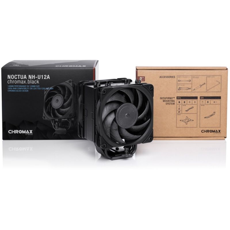 Ftohës për Procesor K NOCTUA Cooler NH-U12A - Chromax Black - Figura 4