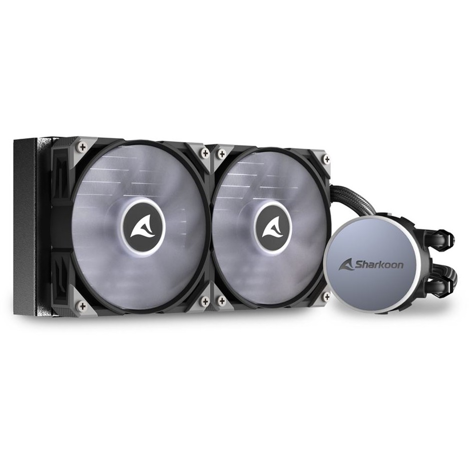 Ftohës për Procesor Liquid Sharkoon S70 RGB AIO 240mm e zezë - Figura 2