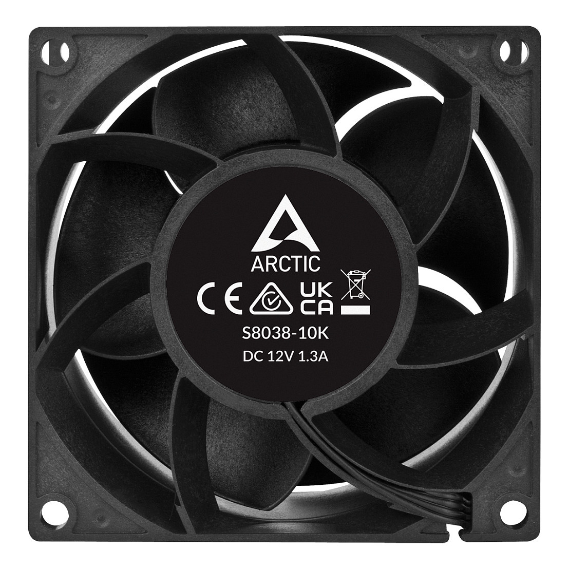Ftohës për Kasë 80mm ARCTIC S8038-10K Case Fan - Zezë - Figura 4