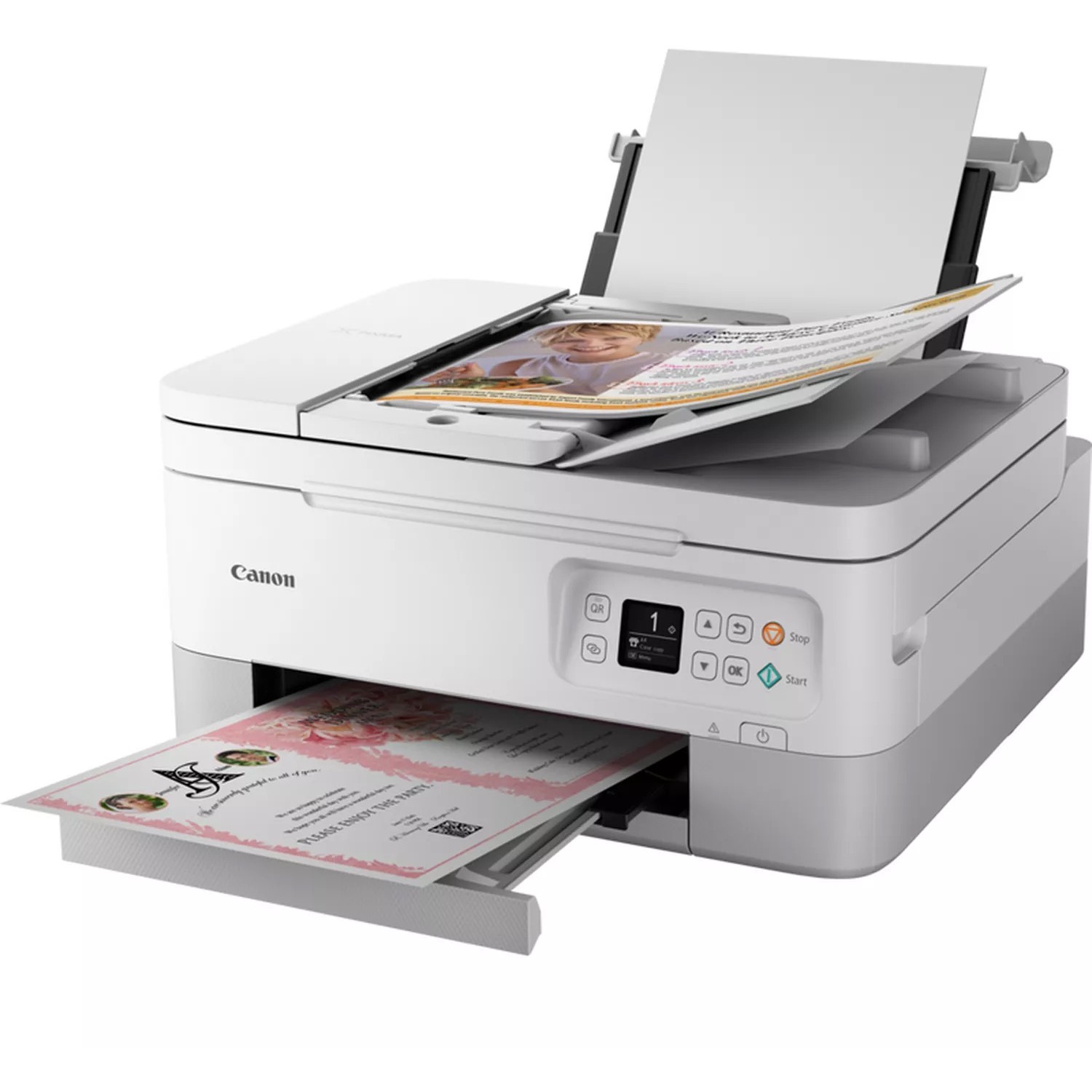 Printer Multifunksional Canon PIXMA TS7451i A4 Color Inkjet - Bardhë - Figura 3