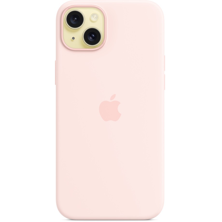 Silicone Case iPhone 15 Plus with MagSafe (Light Pink) - Figura 3