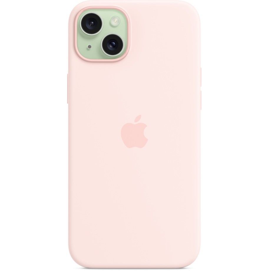 Silicone Case iPhone 15 Plus with MagSafe (Light Pink) - Figura 4