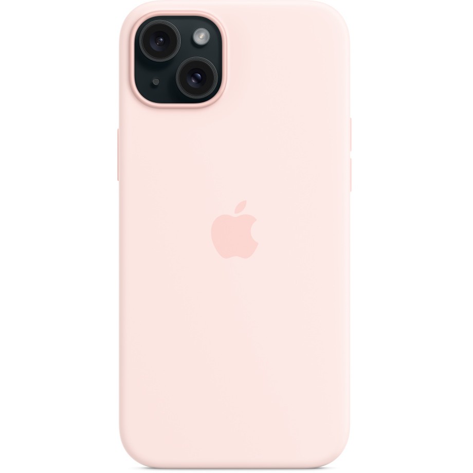 Silicone Case iPhone 15 Plus with MagSafe (Light Pink) - Figura 5