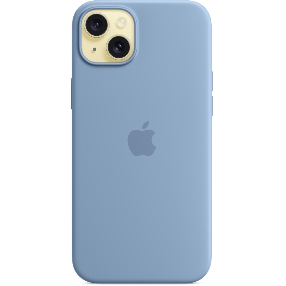 Silicone Case iPhone 15 Plus with MagSafe (Winter Blue) - Figura 3