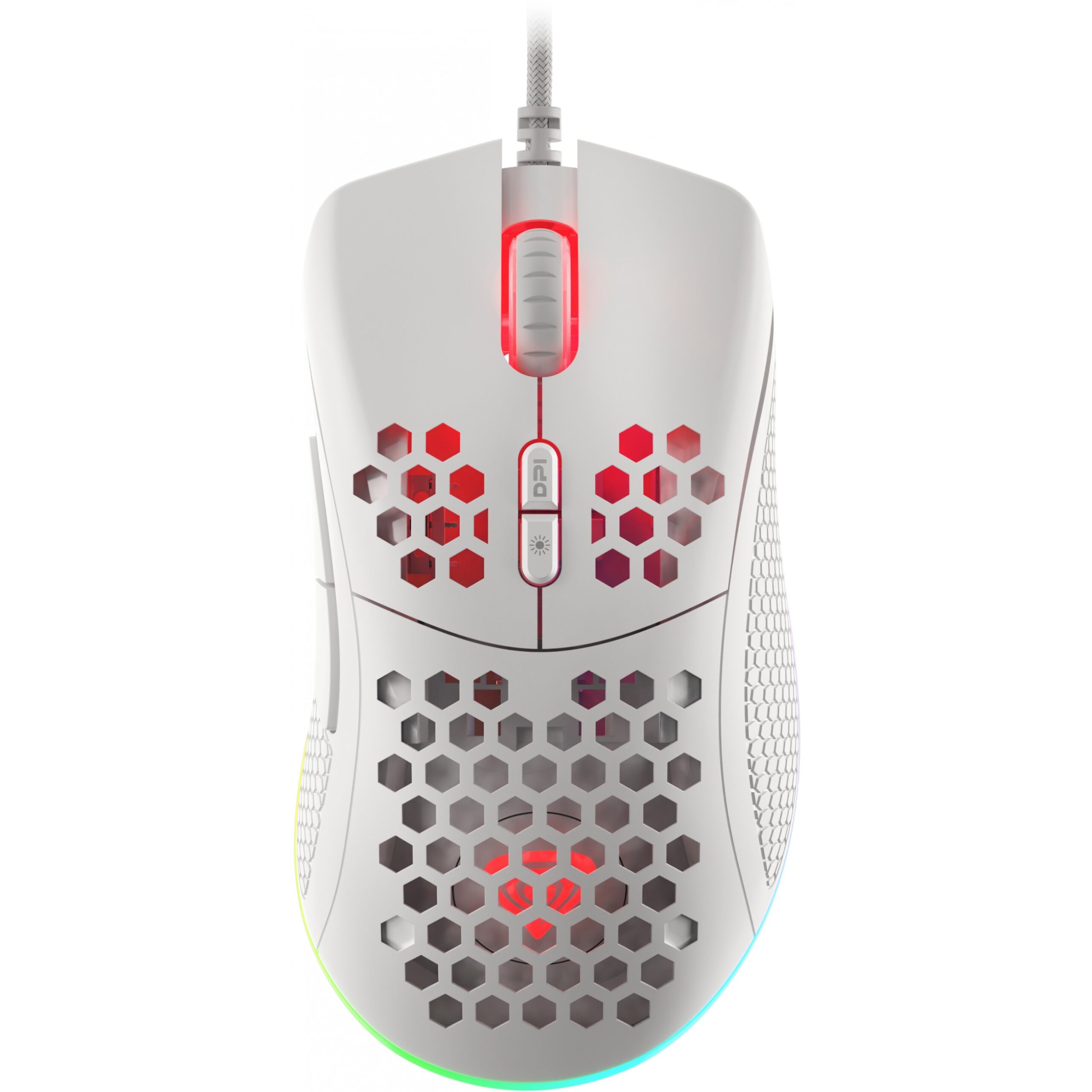 Maus Gaming Genesis KRYPTON 555 - Bardhë