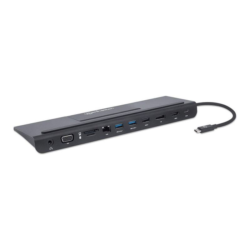 Docking station MANHATTAN / USB-C / 11-in-1 / MST / 3 Monitore – Zezë - Figura 4