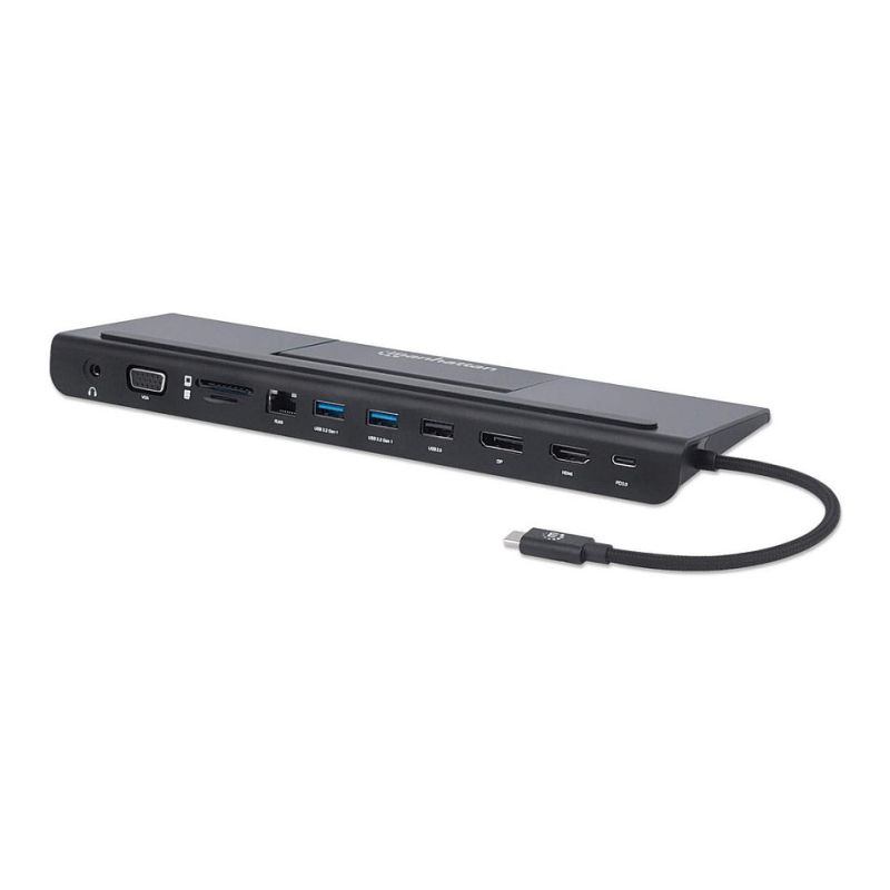 Docking station MANHATTAN / USB-C / 11-in-1 / MST / 3 Monitore – Zezë - Figura 5