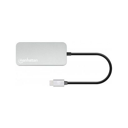 Docking station MANHATTAN / USB-C / 8-in-1 / HDMI / RJ45 / 3xUSB-A – Argjendi - Figura 4