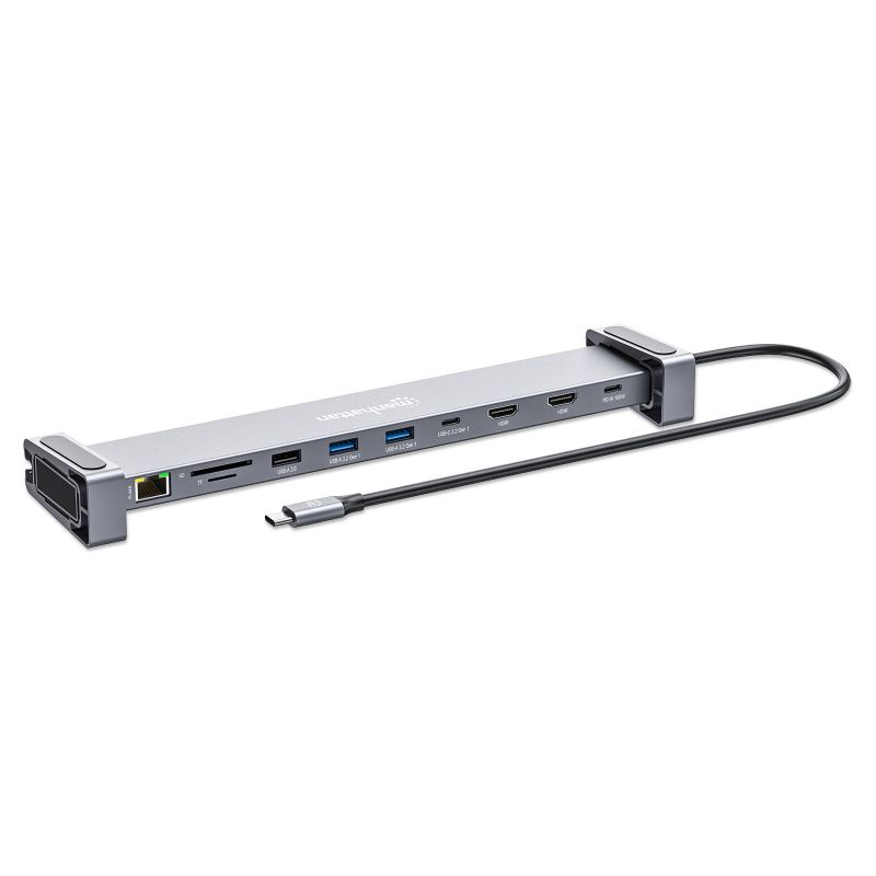Docking station MANHATTAN / 10-in-1 / 4K / USB-C / PD / 2xHDMI - Figura 4