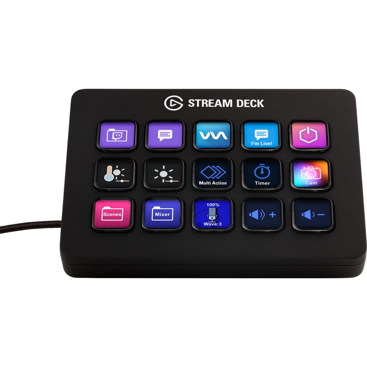 Kontroller Elgato Stream Deck MK.2 / 15 butona LCD të personalizueshëm / USB / e zezë - Figura 2