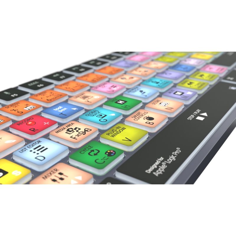 Tastierë me Kabllo LogicKeyboard Apple Logic Pro X2 / QWERTZ - Gri Titanium - Figura 2