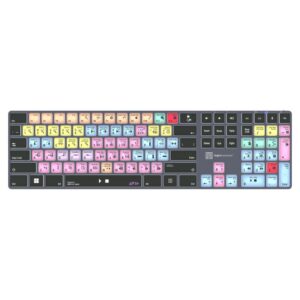 Tastierë Me kabllo Logickeyboard Avid Pro Tools Titan DE  – Zezë/Shumëngjyrëshe