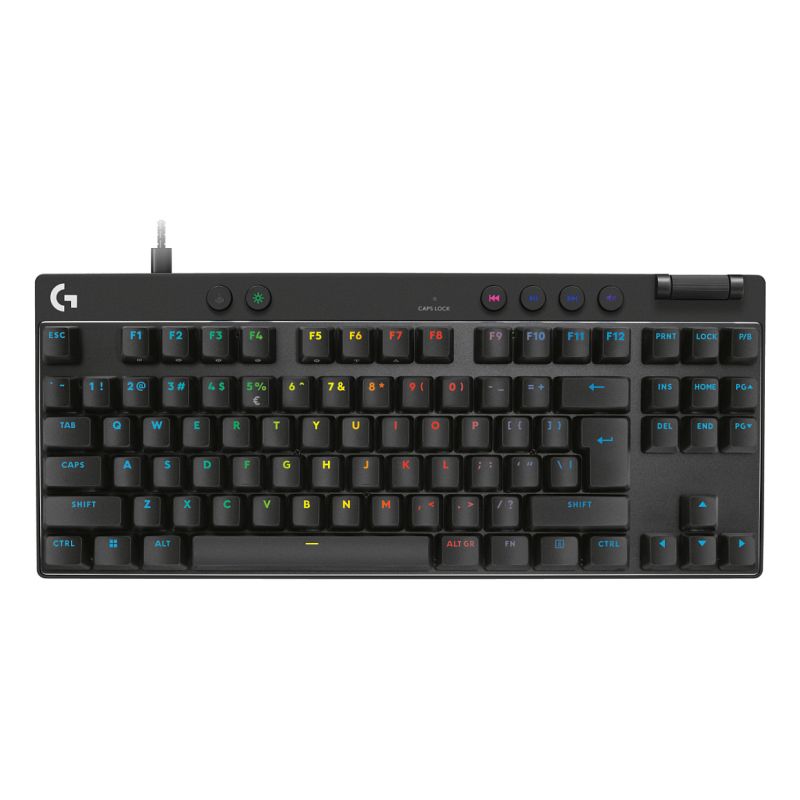 Tastierë Gaming LOGITECH PRO X TKL RAPID Wired / US Layout / QWERTY - Zezë