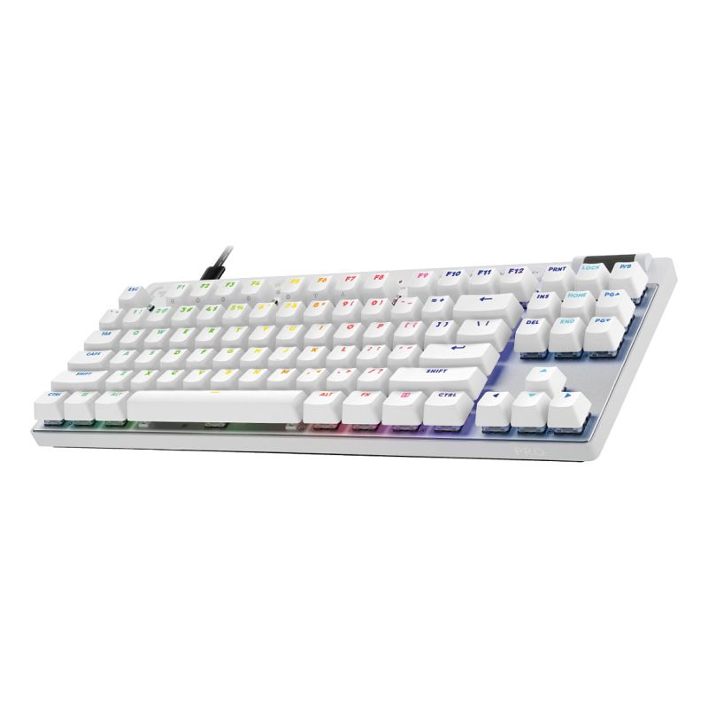 Tastierë Gaming LOGITECH PRO X TKL RAPID Wired / US Layout / QWERTY - Bardhë - Figura 2