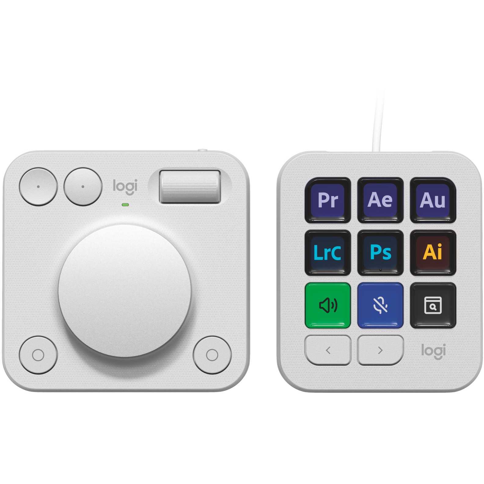 Aksesorë për Konzola Logitech MX Creative Console – Gri e hapur