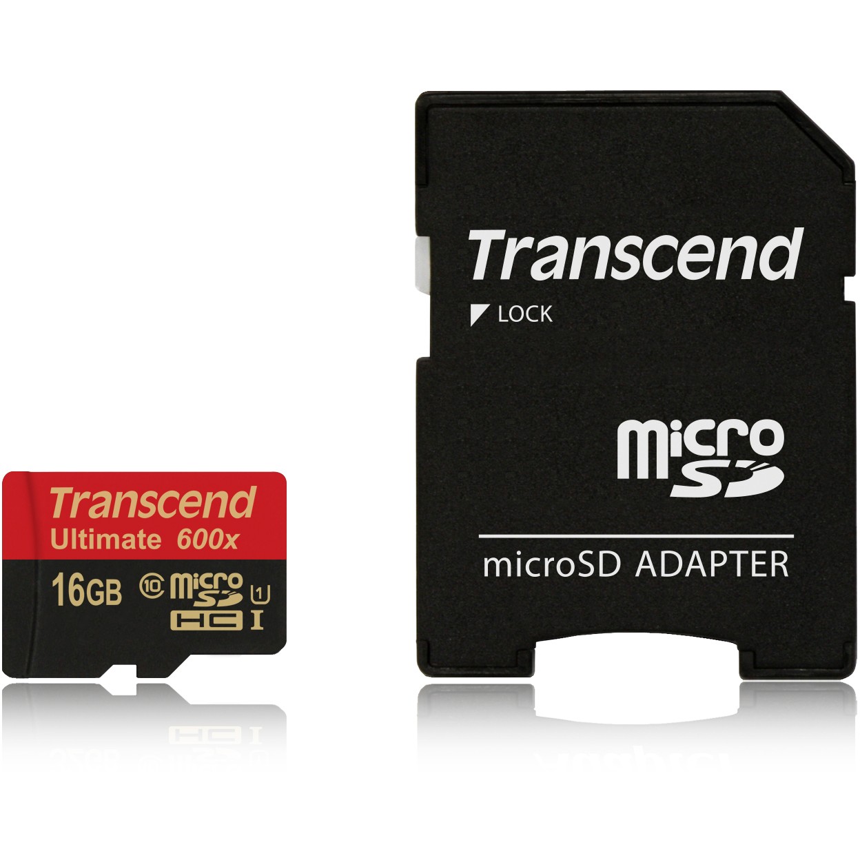 Kartë memorie SD microSD 16GB Transcend SDHC UHS1 600x w/Adap. - Figura 3