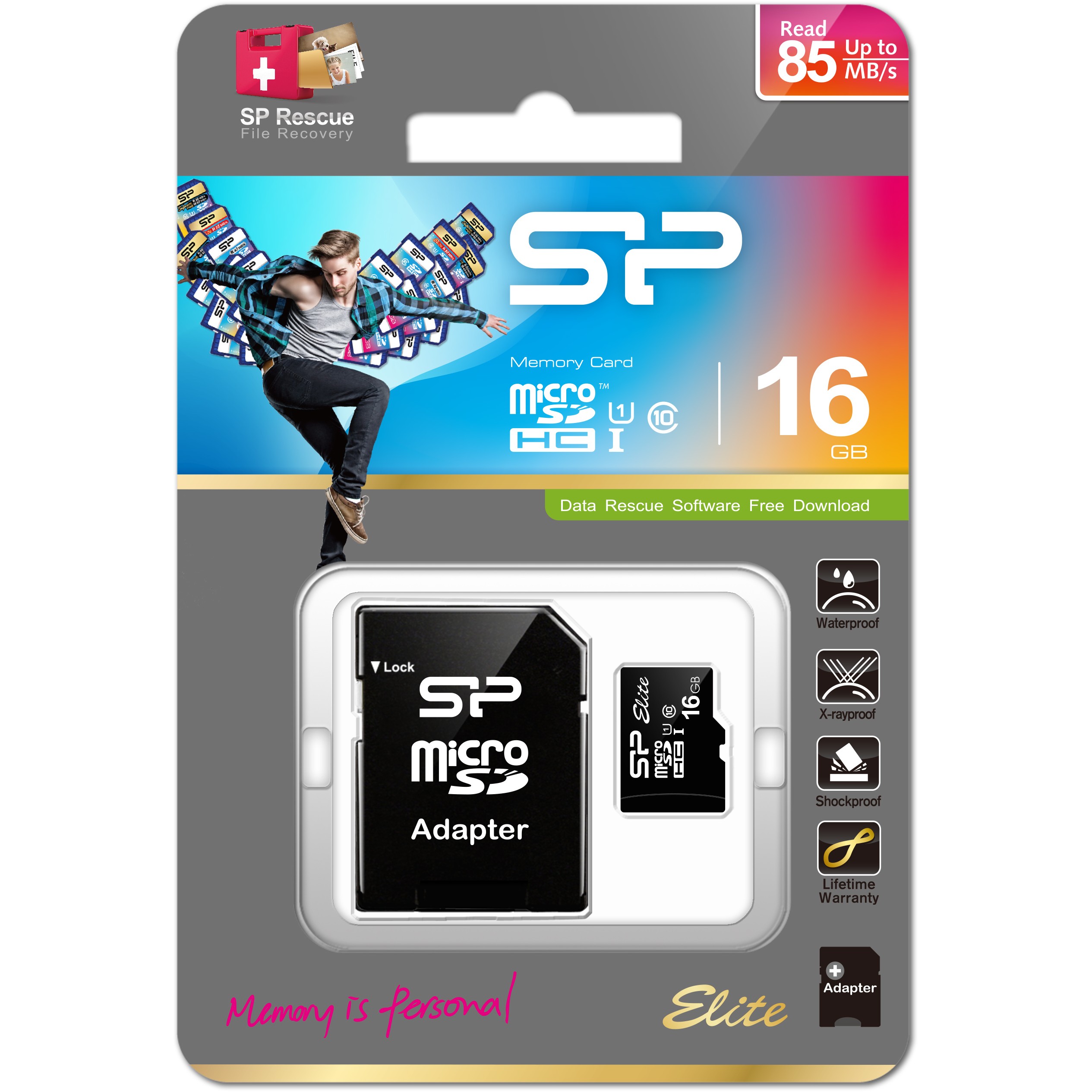 Kartë memorie SD Micro 16GB Silicon Power UHS-1 Elite/CL.10 inkl. Adap - Figura 4