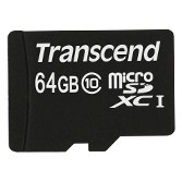 Kartë memorie SD CARD microSD 64GB Transcend SDXC Class10 w/adapter - Figura 3