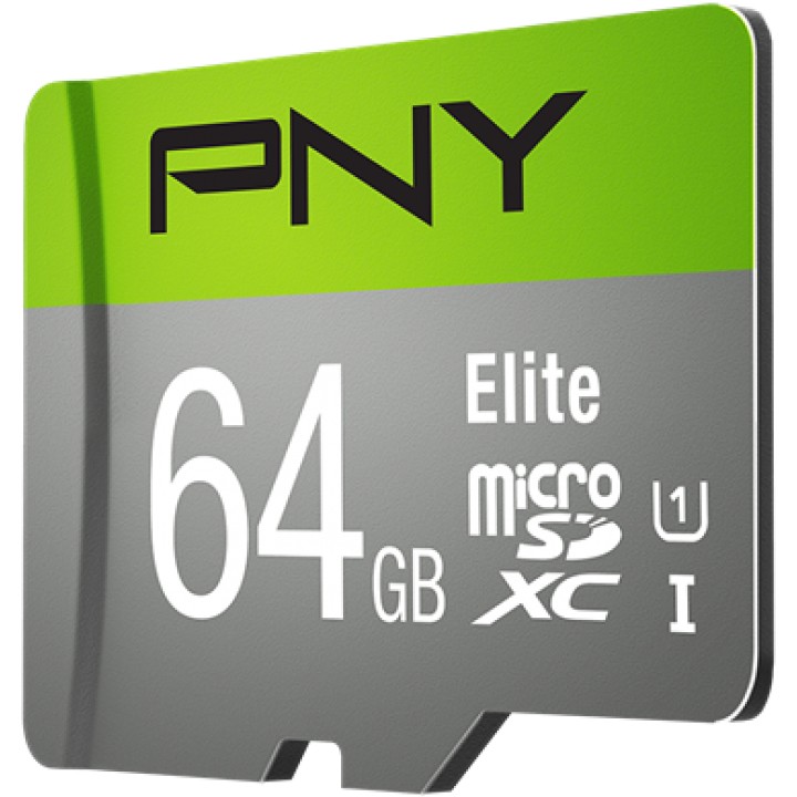 Kartë memorie SD CARD Micro XC 64GB PNY Elite CL.10 U1 - Figura 2
