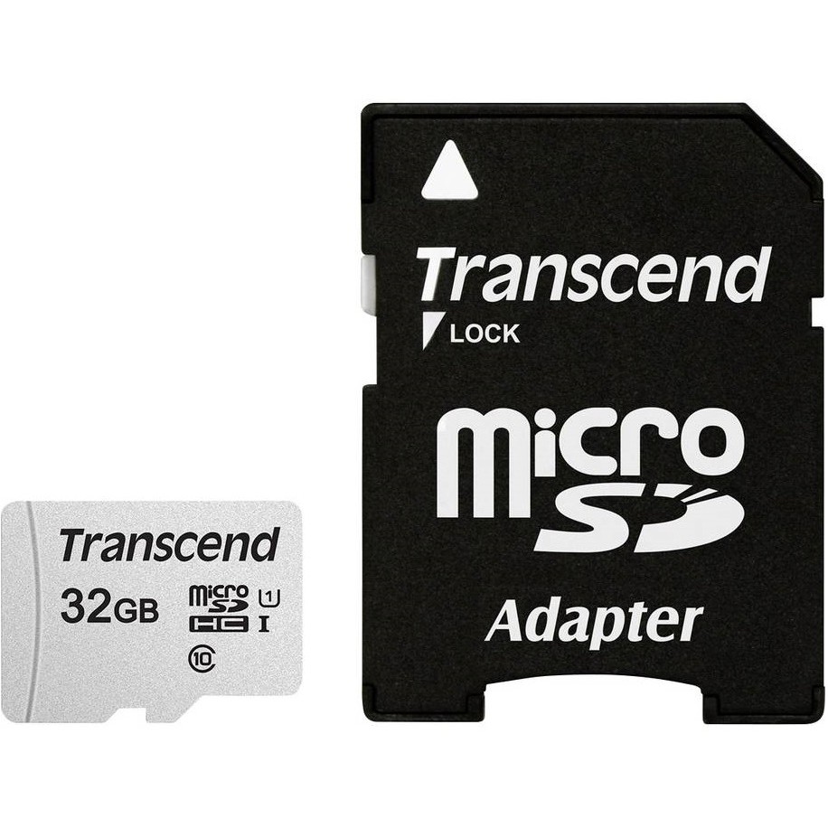 Kartë memorie SD Kartë memorie SD CARD microSD 32GB Transcend SDHC USD300S-A w/Adapter