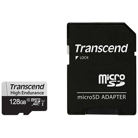 Kartë memorie SD CARD microSD 128GB Transcend SDXC USD350V w/Adapter - Figura 2