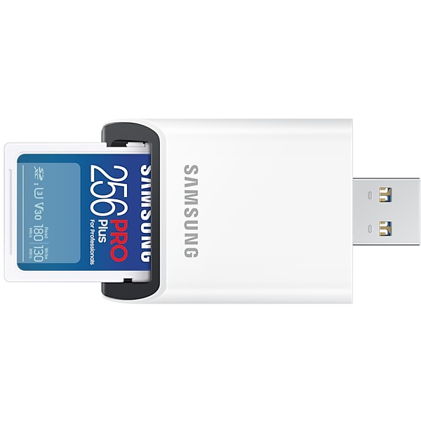 Kartë memorie SD CARD 256GB Samsung XC PRO Plus (2023)(CL10) Reader - Figura 2