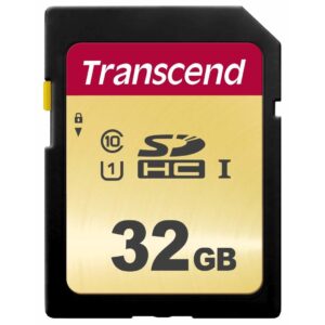 Kartë Memorie SD CARD 32GB Transcend SDHC SDC500S 95/60 MB/s
