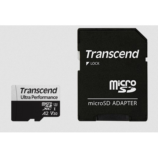 Kartë Memorie SD CARD microSD 64GB Transcend SDXC USD340S w/adapter