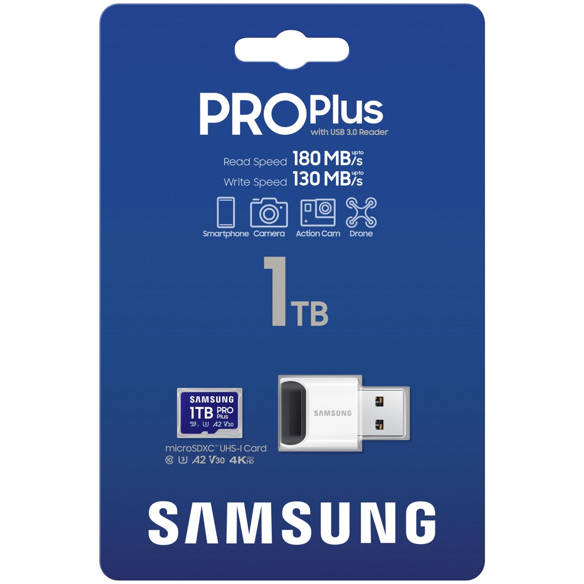 Kartë Memorie SD CARD Micro 1TB Samsung SDXC PRO Plus (2024) Reader - Figura 5