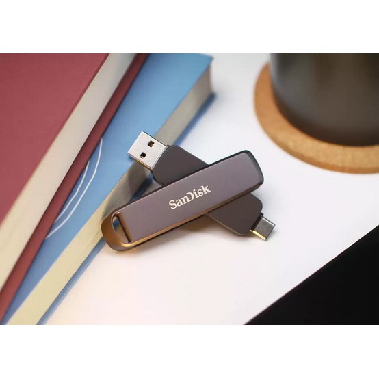 USB Flash Drive STICK SD CARD EXTREME PRO DUAL DRIVE 1TB - Gri - Figura 4