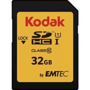 Kartë Memorie SD CARD Kodak 32GB UHS-I U1 V10 Premium