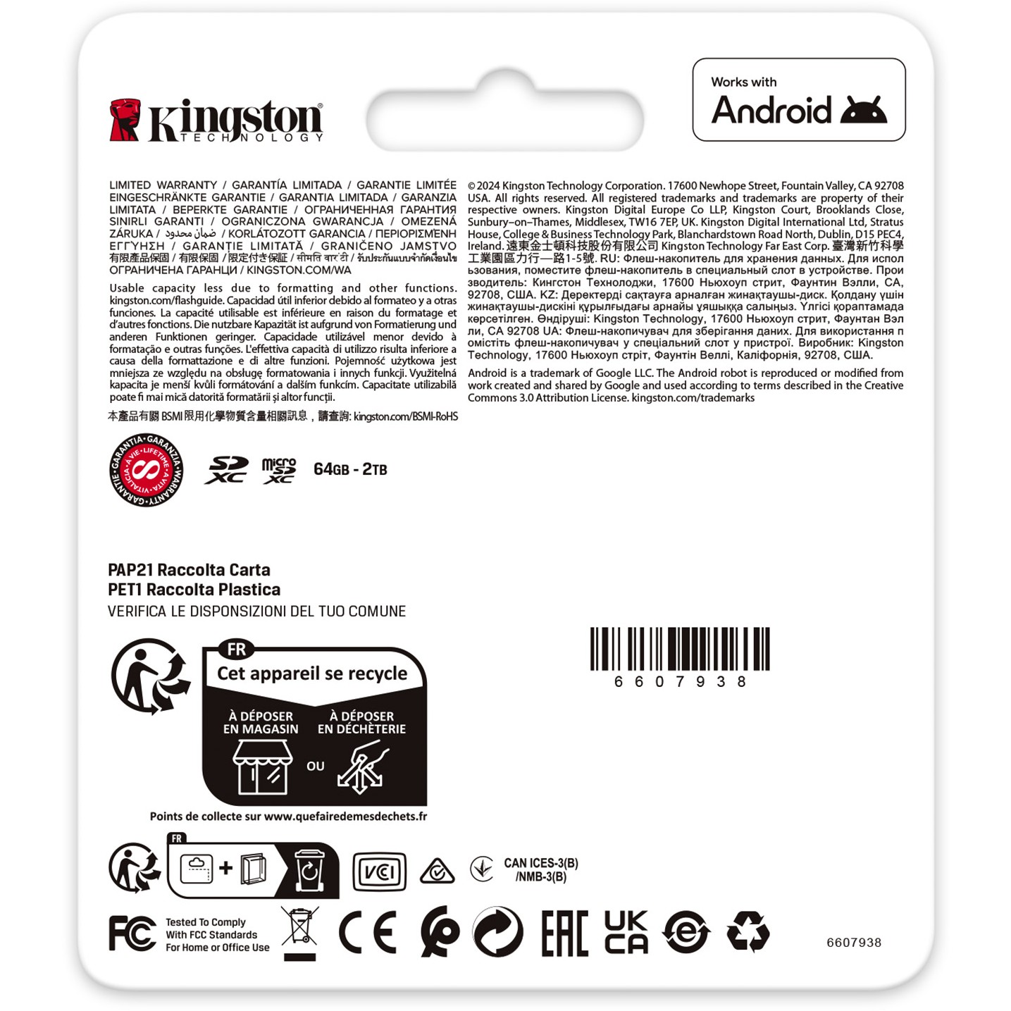 Kartë Memorie SD CARD KINGSTON 1TB XC Canvas Go Plus Gen4 200MB/s C10 UHS-I U3 V30 - Figura 4